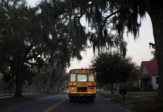 Image: School bus in Estill, S.C.