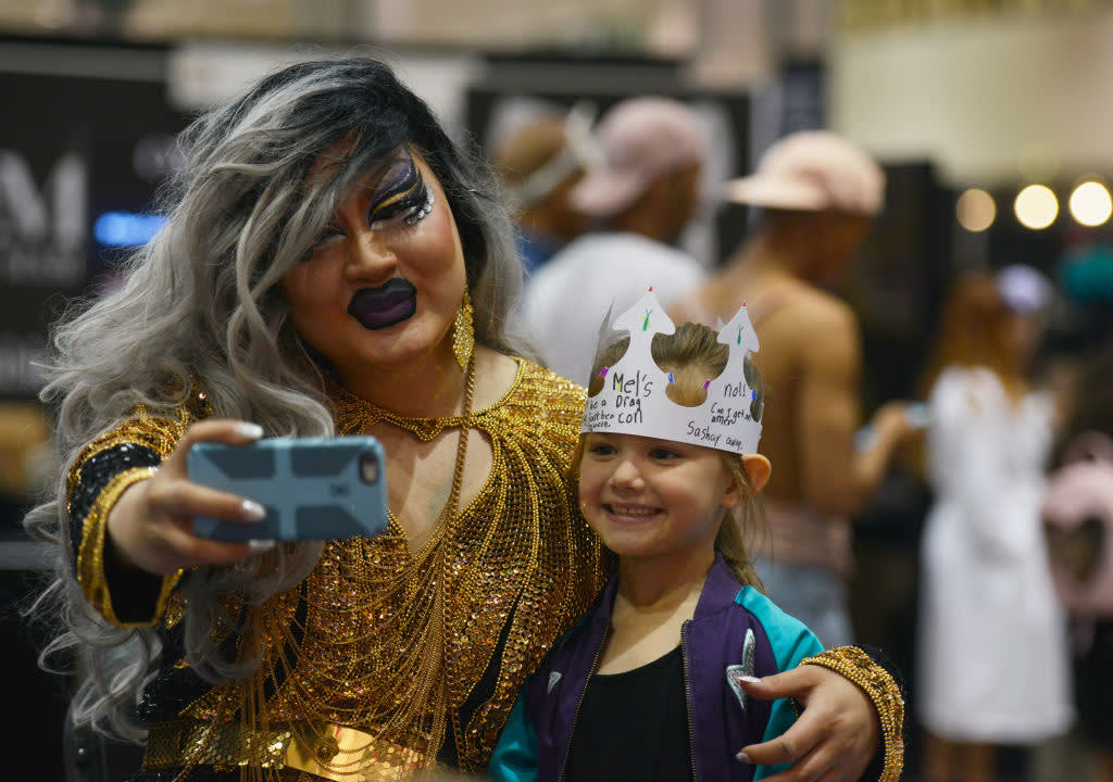 Image result for images of drag queens with children