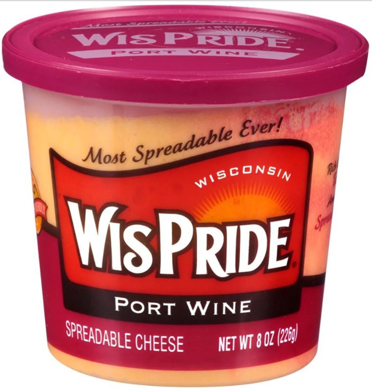 Crema de queso de vino de oporto WisPride