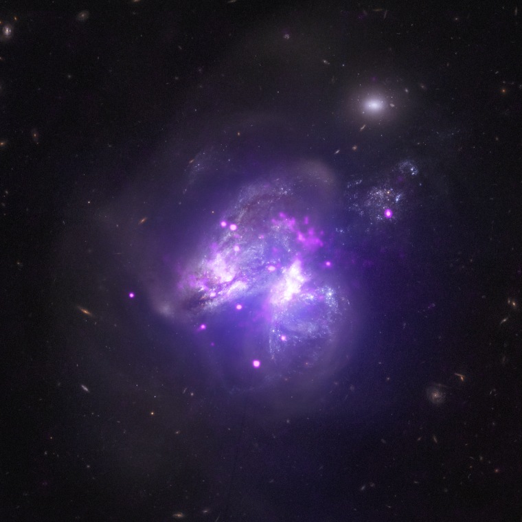 Image: Two galaxies merging