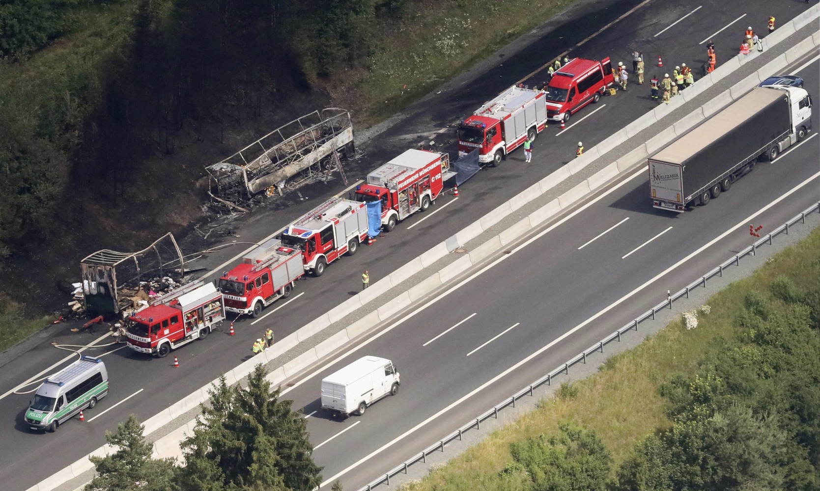 Germany Bus Crash: 18 Dead, 30 Injured After Seniors ...