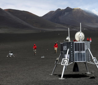 Lunar Robots Test Their Mettle on Italy's Mount Etna