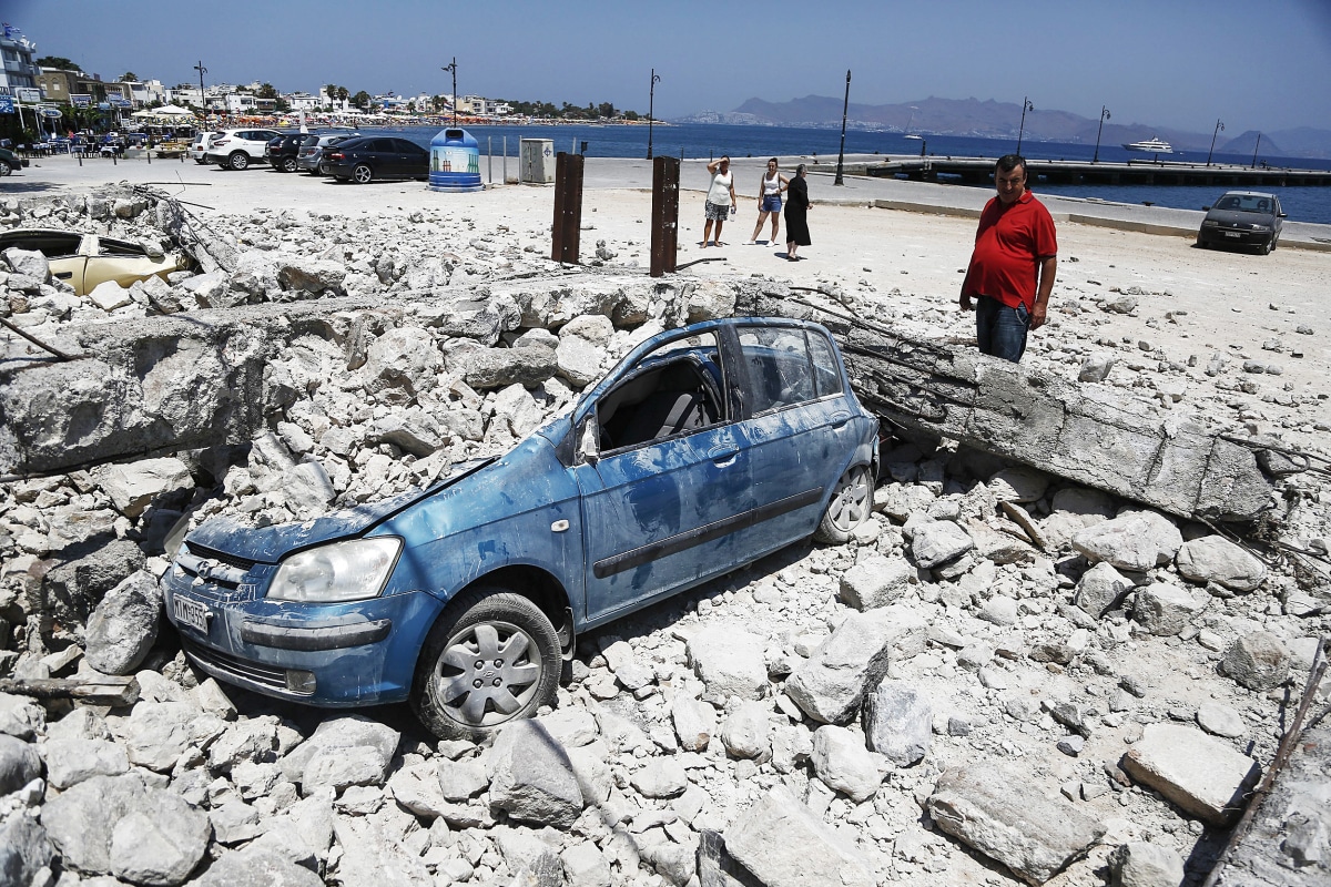 Strong Aftershocks Test Nerves on Greek Island After Quake NBC News