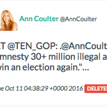 Ann Coulter retweet Russian troll