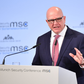 Image: H. R. McMaster speaks at the 2018 Munich Security Conference