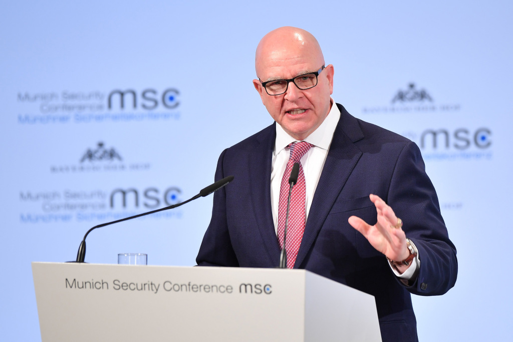 Image: H. R. McMaster speaks at the 2018 Munich Security Conference