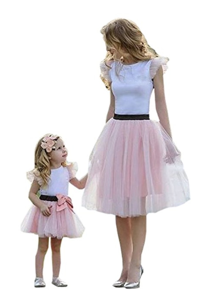 matching mom and daughter easter dresses