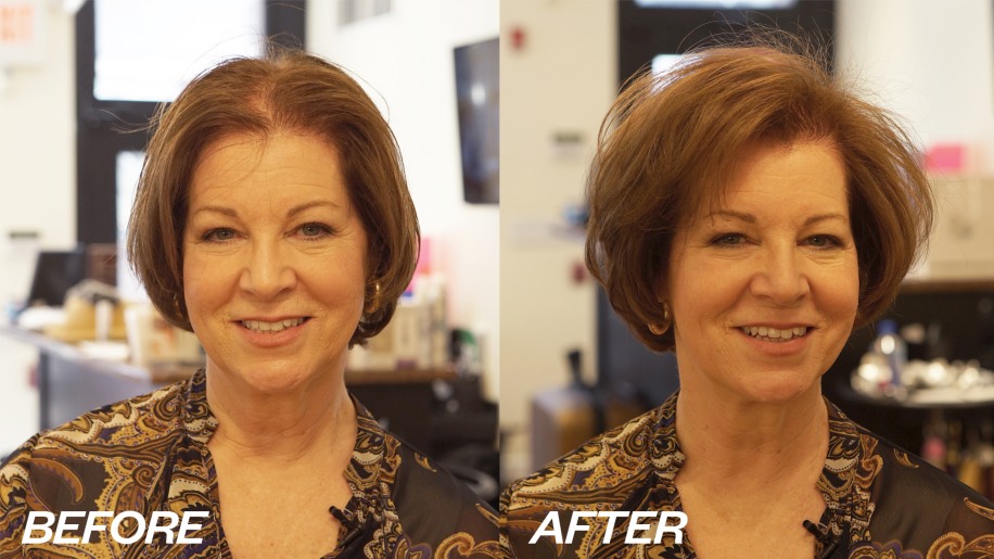 face slimming haircuts before and after over the counter