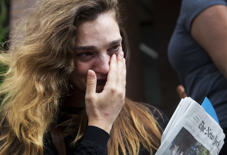 Image: New York Daily News staff reporter Chelsia Rose Marcius cries