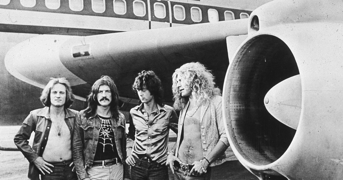 Led Zeppelin band shot