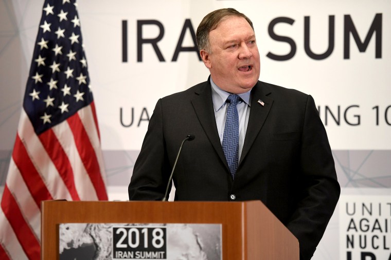 Image: FILE PHOTO: US Secretary of State Mike Pompeo speaks at the United Nations Summit in New York on the occasion of the United Nations Summit on Non-Nuclear Iran