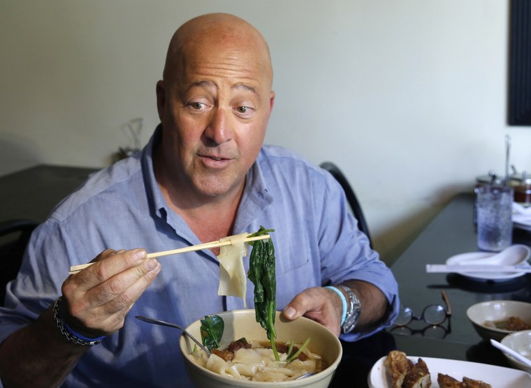 Andrew Zimmern apologizes after criticized for 'offensive ...