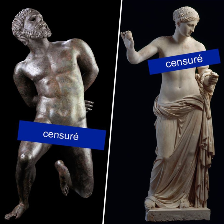 Facebook dijo el martes que, por error, impidió que el Museo de Arte e Historia de Ginebra usara imágenes de dos estatuas, una Venus de mármol y un hombre desnudo y de rodillas, para promocionar una próxima exhibición.