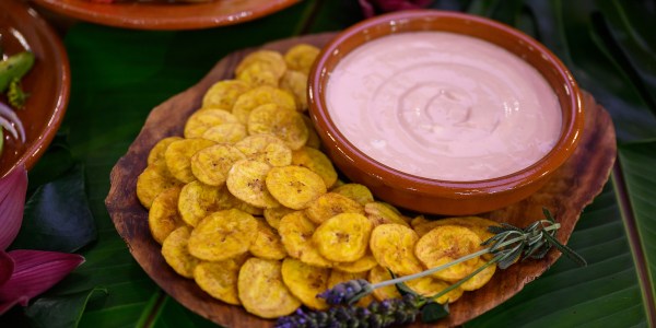 Tostones with Mayo-Ketchup
