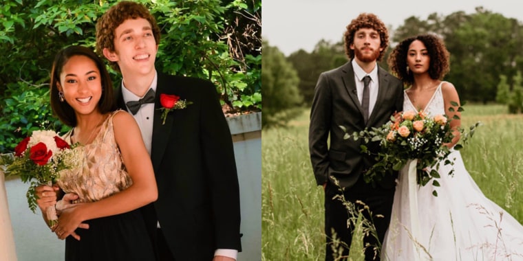 Prom Vs Wedding Married Couples Are Sharing Adorable Comparison