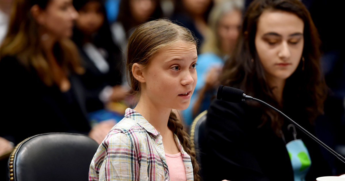 Teen climate activist Greta Thunberg tells Congress: 'Unite behind the science' - NBC News