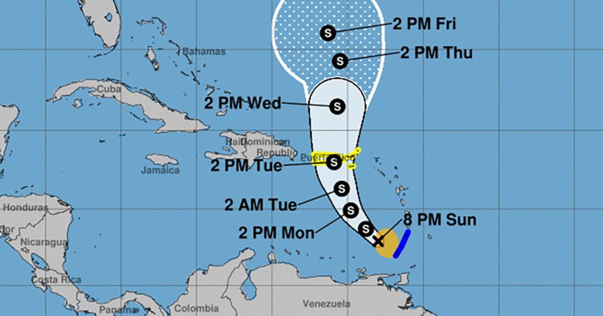 Tropical storms Karen and Jerry approaching Puerto Rico, Bermuda - NBCNews.com