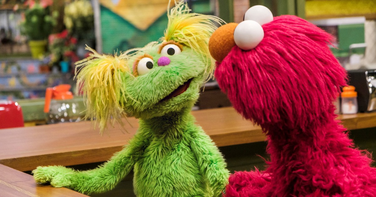 Yellow-haired Muppet Karli helps 'Sesame Street' tackle addiction