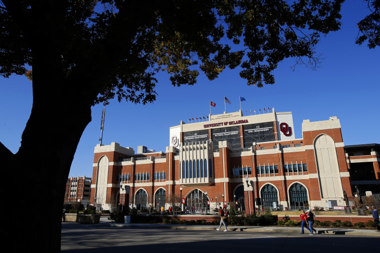 Image: The Gaylord Family Oklahoma Memorial Stadium in Norman on Nov. 9, 2019.
