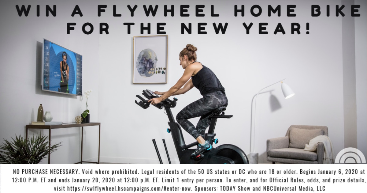 Start the new year with the chance to win a Flywheel Home Bike