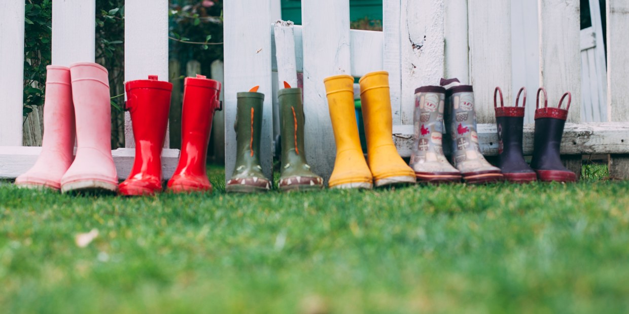 womens short yellow rain boots