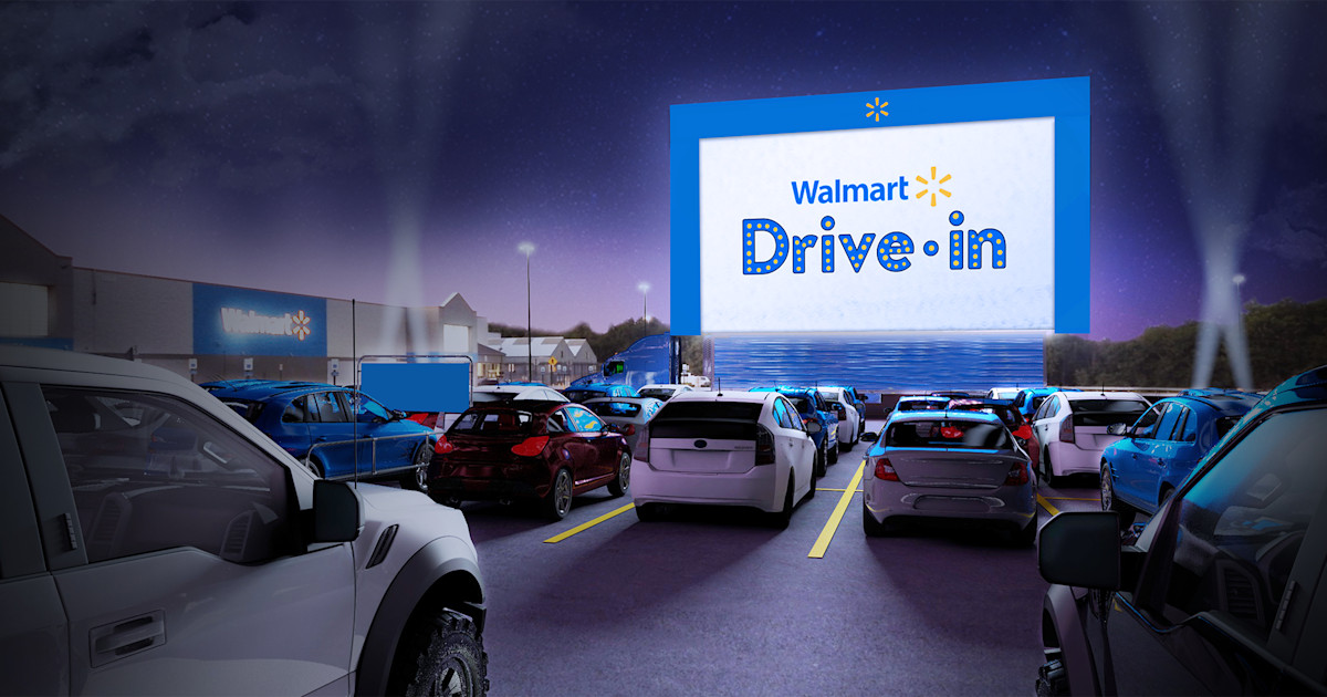Walmart to turn 160 store parking lots into drive-in movie ...