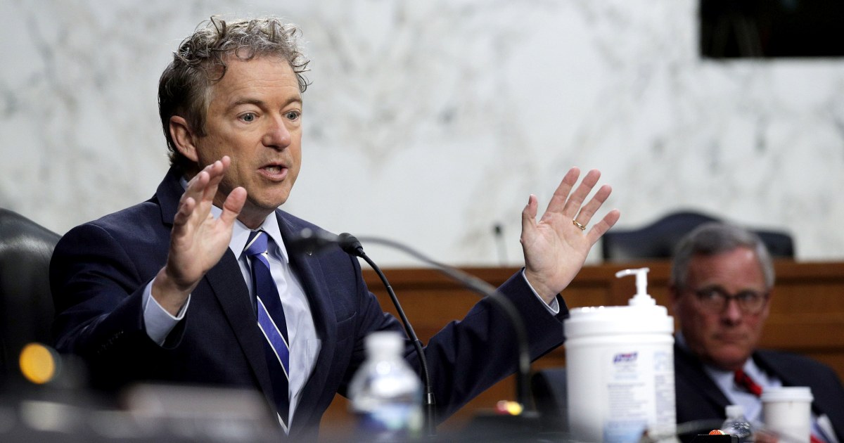 Rand Paul criticized remarks on ‘gender mutilation’ in Rachel Levine’s trial
