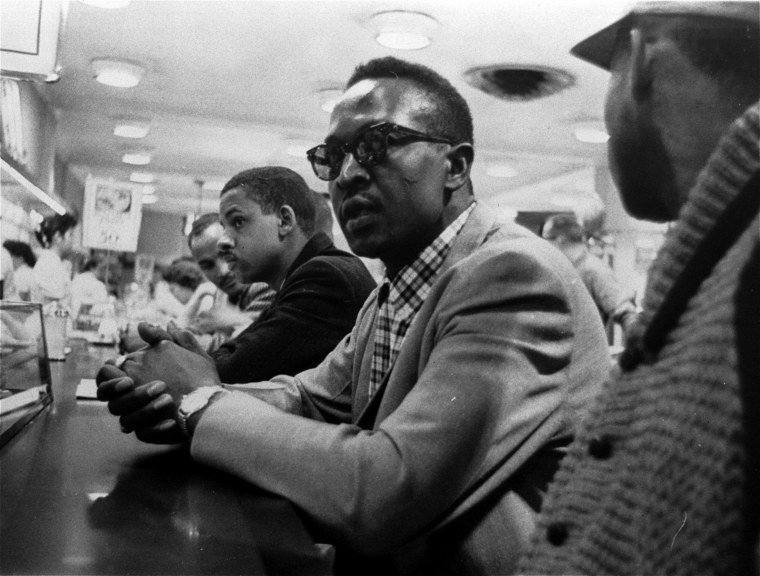 Image: Lunch counter Woolworth protest