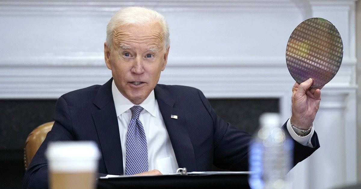 America must invest in ‘semiconductor infrastructure’, says Biden for business leaders with crippling shortages