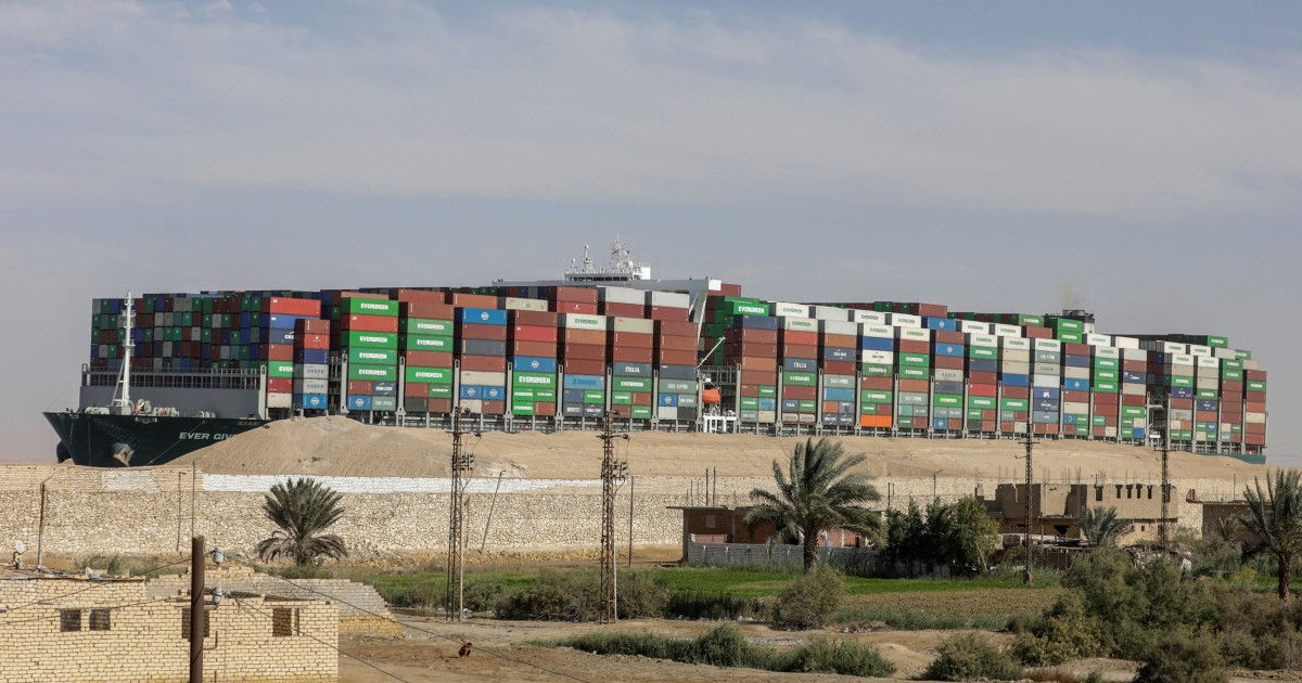 Dismisses Suez Canal cargo ship Ever Given held amid $ 916 million claim