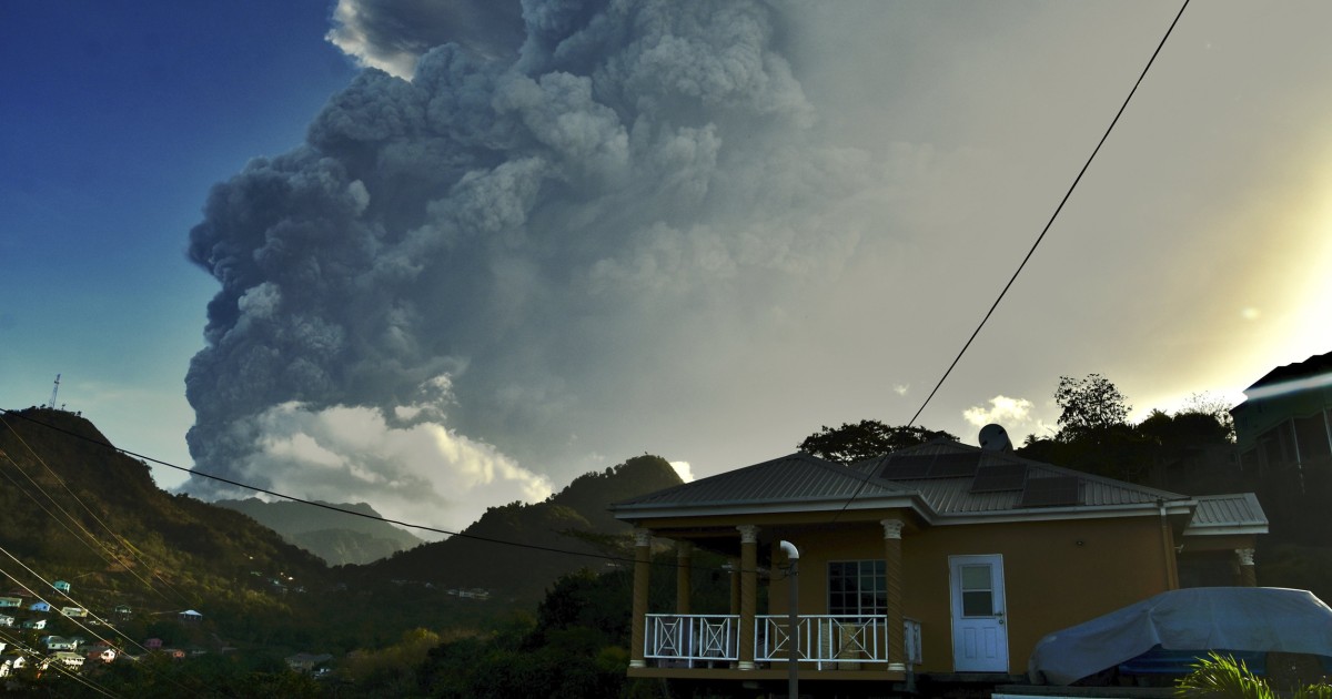 About 20,000 people displaced by ongoing volcanic eruptions in St.  Vincent