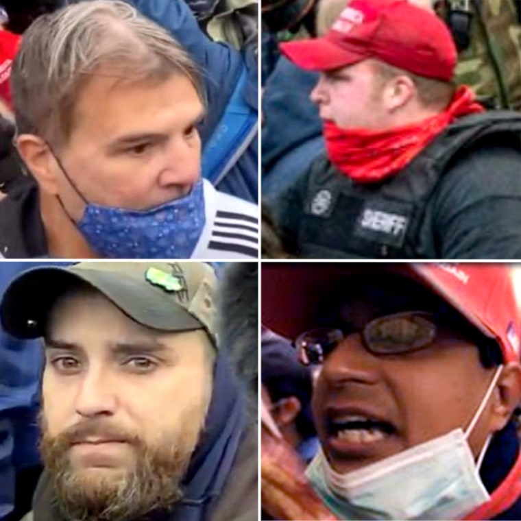 IMAGE: Suspects sought by the FBI in the Capitol riot