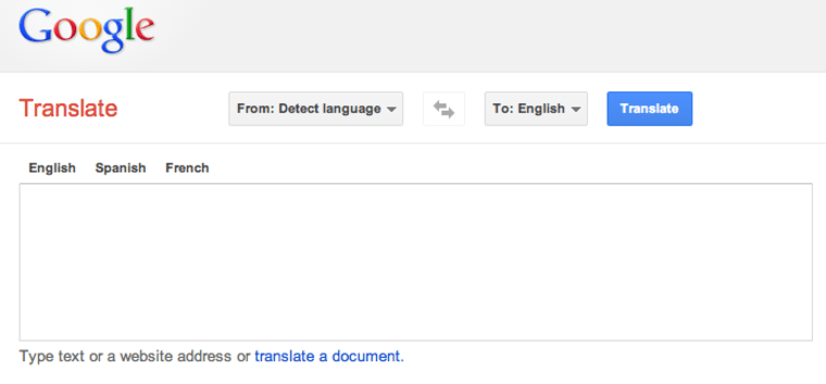 esperanto now on google translate
