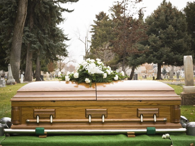 Image result for casket at funeral