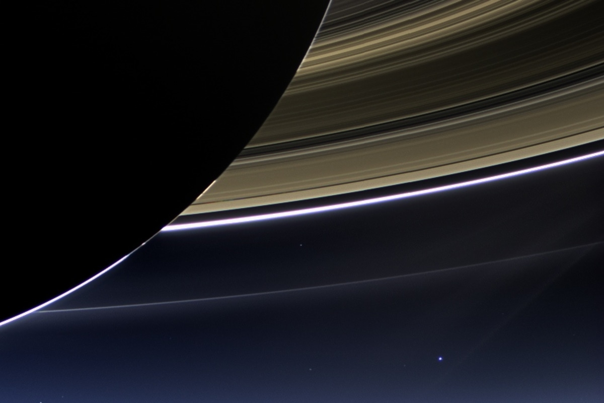 Scientists show off Earth and moon, as seen from Saturn and Mercury - NBC News